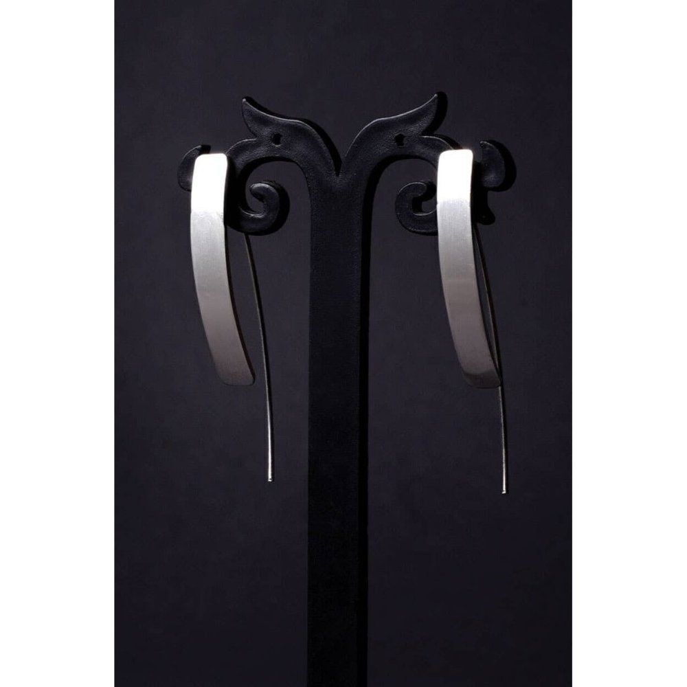 Sevya Handmade Silver Arch Fair Trade Earrings